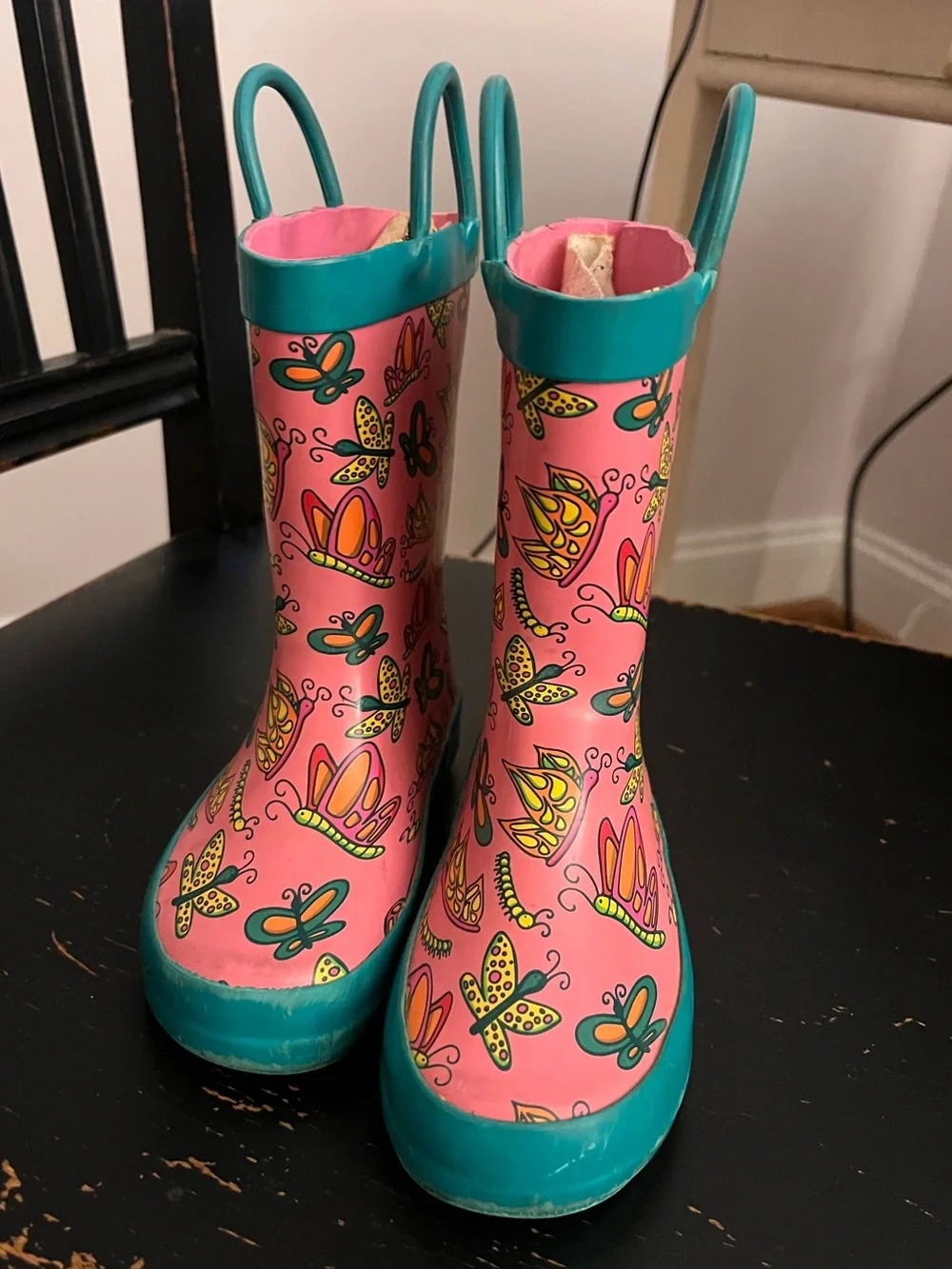 Toddler butterfly galoshes